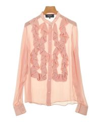 試着のみ♡新品同様】ESTNATION フリル付きピンク長袖シャツ 36 - メルカリ