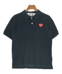 PLAY COMME des GARÇONS ハートロゴ ポロシャツ ネイビー - メルカリ