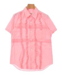 希少】COMME des GARCONS 半袖フリルシャツ ピンク アーカイブ - メルカリ 希少】COMME des GARCONS 半袖フリルシャツ ピンク アーカイブ - メルカリ