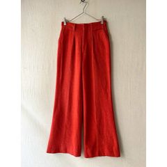 90s PRADA ストライプスラックス 2タックウール100% モード ワイド