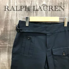 RALPH LAUREN ポロラルフローレン ワークパンツ ハーフパンツ ベルトループ ダブルポケット サイズ28 ネイビー メンズ