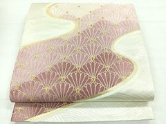 平和屋着物＊夏物 小紋 紗 草花文 西武百貨店扱い 洗える着物
