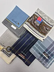 【新品】ブランド メンズハンカチ 5枚セット お買い得品