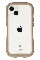 iFace Reflection iPhone 14 専用 ケース クリア 強化ガラス (ベージュ)【アイフェイス アイフォン14 用 iphone14 用 カバー 韓国 耐衝撃 透明 ストラップホール】s
