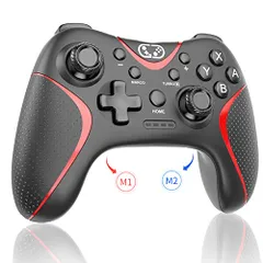 Switch コントローラー 2025アップグレード Switch2 コントローラー Sungale スイッチ プロコン 自動連射/連射ホールド 背面ボタン付き マクロ機能 Bluetooth5.0接続 6軸ジャイロセンサー 10時間連続使用 連射コン Sws