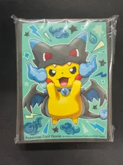 【希少】ポケモンカード ポンチョを着たピカチュウ メガリザードンX  デッキシールド スリーブ 未開封