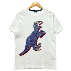 Paul Smith DINO ディノ 恐竜 プリント 半袖Ｔシャツ ホワイト サイズM 正規品 / 53708