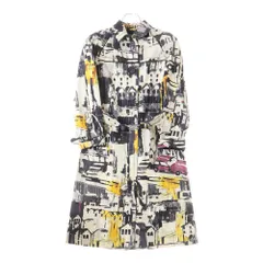 PRADA (プラダ) Trench coats P649G S172 グラフィティプリント トレンチコート マルチ レディース