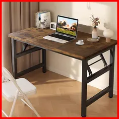 完成品 机 テーブル PCデスク 組立不要 在宅勤務 作業台 折りたたみデスク 勉強机 BURAYIENTA アウトドア使用可能