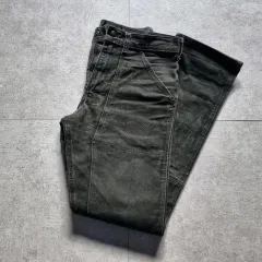 80s USA Gung Ho ダブルニー ストレート パンツ 32/32