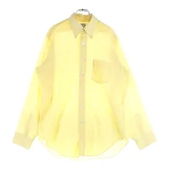 VINTAGE (ヴィンテージ) 60-70S Arrow デカ襟 ボタンダウン ロングスリーブ 長袖シャツ イエロー