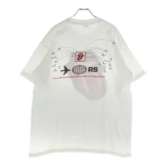 VINTAGE (ヴィンテージ) 90S ROLLING STONES 1997 BRIDGES TO BABYLON WORLD TOUR ローリングストーンズ 両面プリント 半袖Tシャツ ホワイト