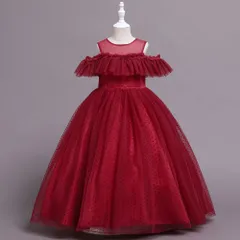 新品 子供ドレス ロングドレス パーティー 子供 ピアノ 発表会 キッズ ロングドレス ドレス フォーマル ワンピース 女の子 子ども 服 キッズドレス フォーマル 発表会 子ども 子供服 子供 入学式 mlnce