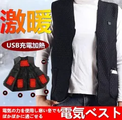 新品 電熱ベスト ヒーターベスト 発熱ベスト メンズ レディース ヒートベスト バイク USB充電加熱 ジャケット チョッキ アウトドア インナーベスト 充電式 激暖 電熱 防寒 作業着 男女兼用 温度調整 水洗い　給電 屋外 秋冬今話題 mlivf