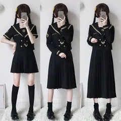 新品 セーラー服 本格制服 コスプレ JK 女子高生 コスプレ 制服 長袖 カーディガン ネクタイ付き 4点セット JKコスプレ スカート スクールスカート プリーツスカート 學院風 中学生 かわいい 学園祭 文化祭 仮装 mlfhz