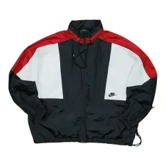 (即納) NIKE 00s 必須アイテム ブラック レッド オーバーサイズ ウィンドブレーカー