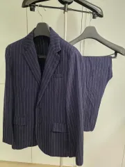 ポロ ラルフ ローレン ソフト ウール ピン ストライプ スーツ セットアップ