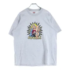 SUPREME (シュプリーム) 24AW Blood Tee ブラッド マリア プリントロゴ 半袖Tシャツ カットソー グレー