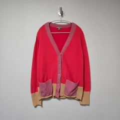 コス カラーブロック コットン カーディガン /レディース カーディガン /レディース カーディガン