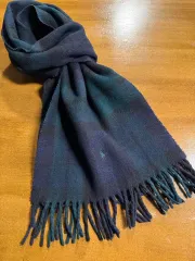 ポロラルフローレン 1990年代 ブラックウォッチ ウールマフラー