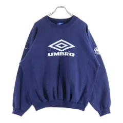 UMBRO (アンブロ) フロントロゴ スウェットシャツ トレーナー パーカー ネイビー
