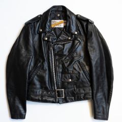 美品】 VANSON 【TJV オールレザー スタジャン】40 ブラック グレー