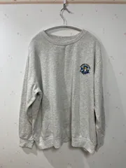 Disney ミッキー プルート 刺繍 スウェット トレーナー 3L グレー 裏起毛