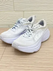 HOKA ONE ONE スニーカー BONDI 8 ホワイト 23.5cm