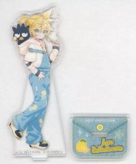 【中古】アクリルスタンド・アクリルパネル 鏡音レン×バッドばつ丸 アクリルスタンド 「ピアプロキャラクターズ×サンリオキャラクターズ 第2弾」 ファミリーマート限定