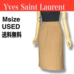 イヴサンローラン タイトスカート 【S】裏地 サイドジップ シンプル