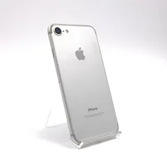 【全額返金保証】【最速発送】 iPhone 7 32GB シルバー au 白ロム 動作確認済 96%