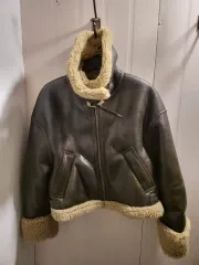 ZARA ザラ ブラウン ムートン ジャケット