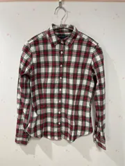 Brooks Brothers チェック シャツ サイズ0 レディース 赤 緑 綿100