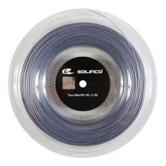 シルバー/ソリンコ(SOLINCO) Tour Bite RD ツアーバイトラウンド (1.25／1.30ｍｍ) 200Mロール 硬式テニス ポリエステルガット SNR643／SNR644(24y12m)(020169994)