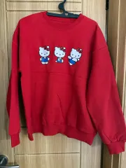 ハローキティ 赤 起毛 スウェット