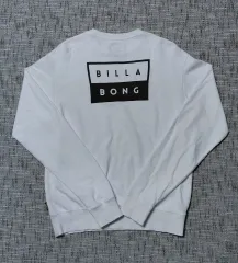 M/ユニセックス ビラボン(Billabong) ビックロゴ 白 スウェット