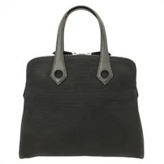 エルメス HERMES サックイブーPM ハンドバッグ キャンバス レザー □I刻印 ブラック シルバー金具 ユニセックス【中古】