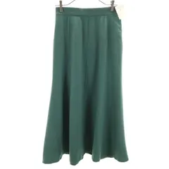 未使用 green label relaxing グリーンレーベルリラクシング マキシ丈 マーメイドスカート 40 グリーン レディース 古着