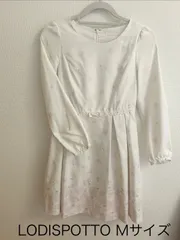 [匿名取引] LODISPOTTO ロディスポット ワンピース 花柄 ホワイト Mサイズ