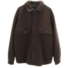 niko and... ニコアンド CPO シャツジャケット 4 ブラウン メンズ 古着