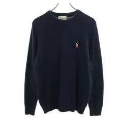 MACKINTOSH PHILOSOPHY マッキントッシュフィロソフィー 長袖 セーター 40 ネイビー ニット メンズ 古着