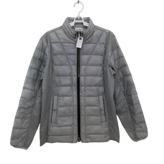 【美品】adidas(アディダス) 中綿ジャケット グレー メンズ M ゴルフウェア 2512-1519 中古