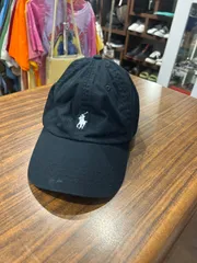 A-1701 POLO RALPH LAUREN ポロ ラルフローレン キャップ ブラック ベースボールキャップ 57〜59.5cmくらいの方 調整可能