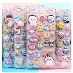 ちいかわ　ぷくぷくシール　おしりシール　ドロップボンボンシール　プニプニシール　3Dシール　ハチワレ　シール帳　まとめ売り　4種類　4枚セット　セット売り　かわいい　ぷっくりシール　女の子　男の子　プレゼント　バレンタイン　発送早い