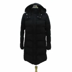 ユニクロ UNIQLO ダウンコート ロング丈 L 黒 ブラック フード付き /HO46 ■GY61
