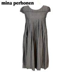 リネン✨mina perhonen ミナペルホネン ワンピース dear - メルカリ