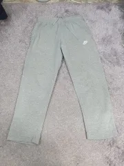 ナイキ ズボン クラブ 起毛 オープンヘム パンツ グレー m