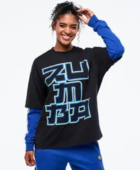 Eastern Flavor Mens Oversized Crew Neck Tee ズンバ 正規品 ZUMBA