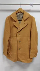 ｈ67◆comme ca ismベージュ、 黄土色のハーフコート Mサイズ