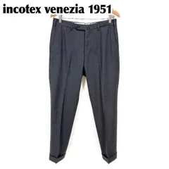 incotex SUPER100s スラックスパンツ 48 ダークグレー